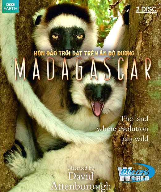 B3173.BBC Madagascar - Hòn Đảo Trôi Dạt Trên Ấn Độ Dương 2D25G (2 DISC